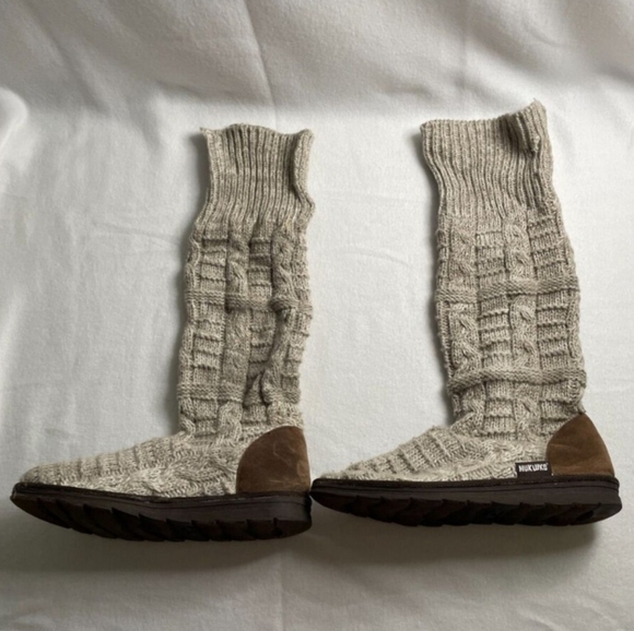 Muk Luk Sweater Boots - Picture 2 of 4